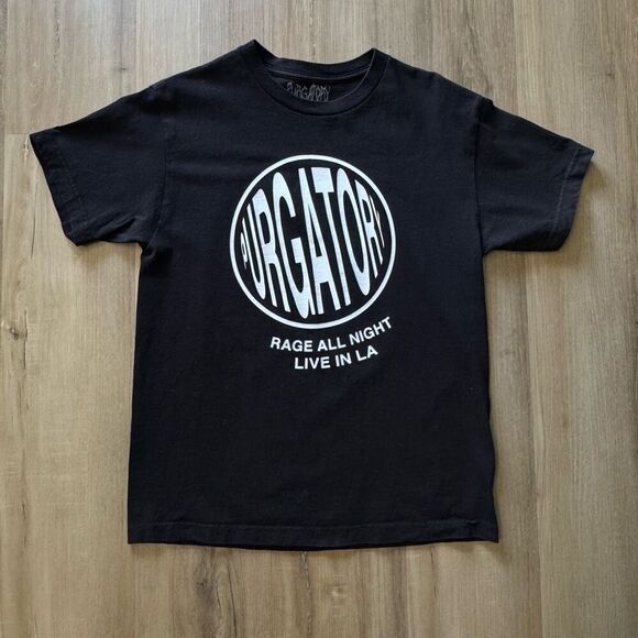 Purgatory Rage All Night Live In LA Black Shirt Size Medium Gothic Night Club - Picture 1 of 3